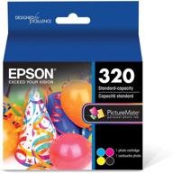 epson t320 standard capacity magenta ink cartridge (t320) for epson picturemate printers: premium-quality prints guaranteed logo