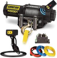 🔋 мощный и удобный: champion power equipment-14560 4500-фунтовый atv/utv беспроводной лебедки набор логотип