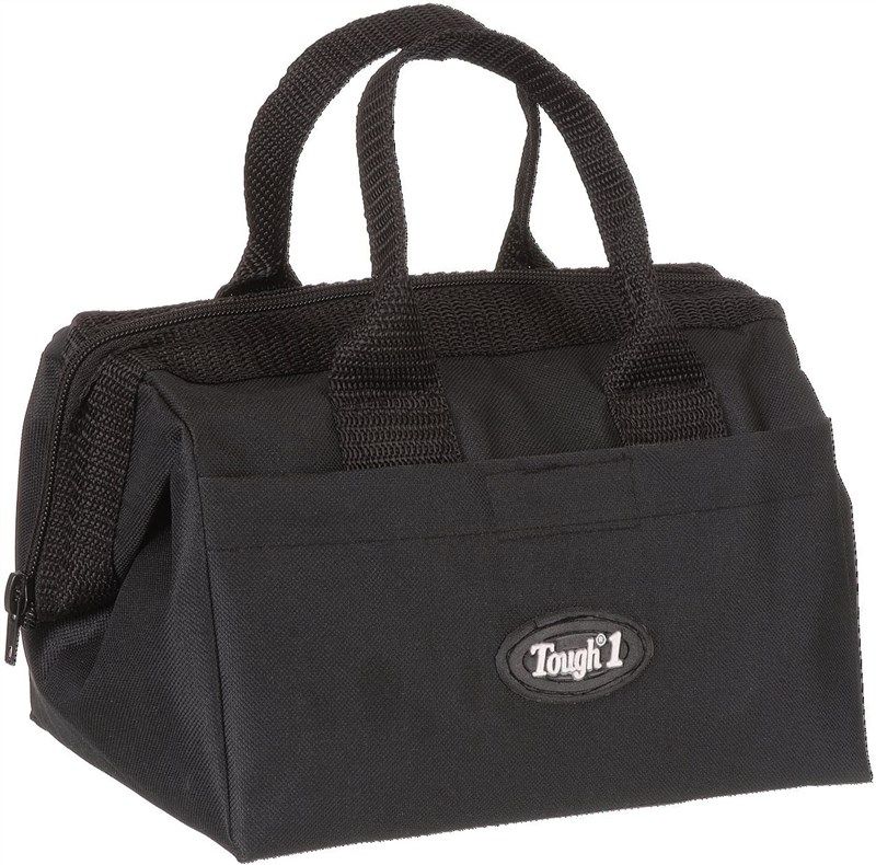 tough groomer accessory bag black 로고