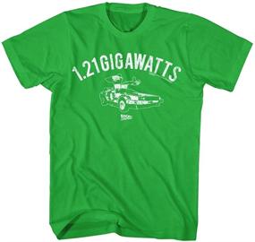 img 3 attached to Future Gigawatts DeLorean Adult T Shirt Men's Clothing