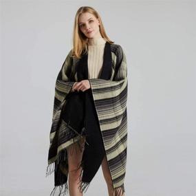 img 2 attached to QBSM Womens Poncho Cardigan Blanket