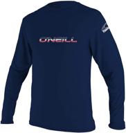 длинная рубашка o'neill basic skins upf 50+ с длинным рукавом от o'neill wetsuits для мужчин логотип
