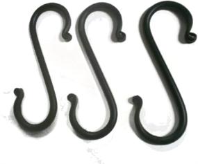 img 1 attached to 🔗 Durable Wrought Iron Hook: Medium Hand Size for Efficient Organization