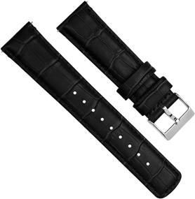 img 2 attached to Barton Alligator Grain Release Leather Men's Watches