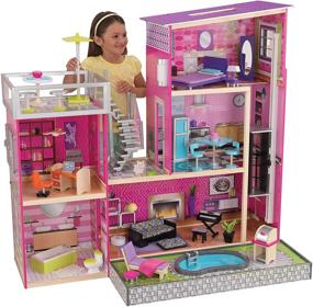 img 4 attached to KidKraft Girls Uptown Dollhouse Furniture