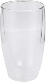 img 4 attached to 🥛 Bodum Pavina Glass 15 Ounces - Set of 2: Clear, Double-Wall Insulate Glass