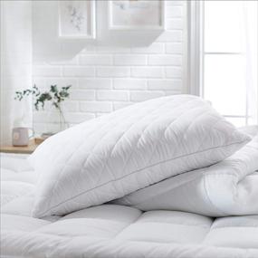 img 1 attached to 2-Pack Queen Sized 🛏️ Amazon Basics Customizable Down-Alternative Pillows