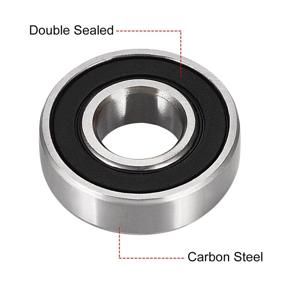 img 3 attached to 🔧 Uxcell 6001 2RS Groove Bearing Power Transmission Products