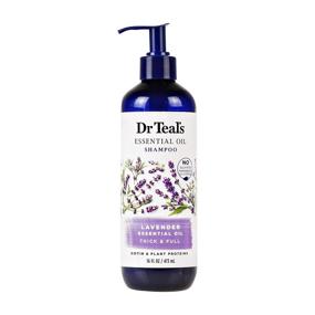 img 2 attached to 🌿 Revitalize Your Hair with Dr Teals Lavender & Essential Oils Shampoo and Conditioner - Get Thicker, Fuller Hair!