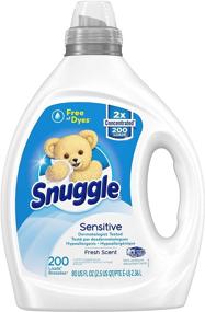 img 3 attached to Dye-Free 2X Concentrated Liquid Fabric Softener, Ideal for Sensitive Skin - 200 oz