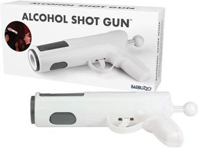 img 4 attached to 🍻 Alcohol Shot Gun: Load, Aim, Shoot, and Sip! Epic Shot Party Accessory - Holds 1.5 Ounces - White