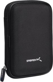 img 4 attached to 📦 Sabrent Shockproof Hard Drive Carrying Case Pouch - Perfect for 2.5-inch External Hard Drives (EC-CASE)