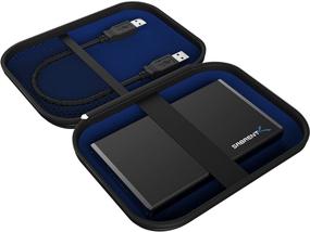 img 3 attached to 📦 Sabrent Shockproof Hard Drive Carrying Case Pouch - Perfect for 2.5-inch External Hard Drives (EC-CASE)