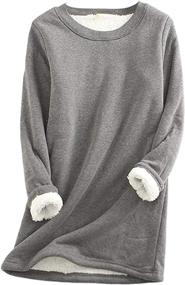 img 1 attached to Yeokou Crewneck Sweatshirt Pullover Loungewear Sports & Fitness