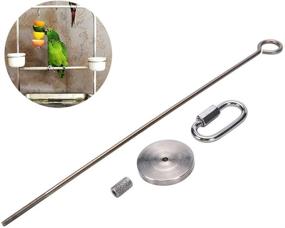 img 4 attached to Hypeety Bird Fruit Vegetable Holder: Stainless Steel Skewer for Parrot Budgies, Cockatiels, Conure, Lovebirds, Finch, Canary - Ideal Cage Food Feed Tool