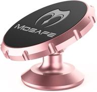 📱 mosafe magnetic rose gold phone car mount for iphone, samsung, lg & gps logo