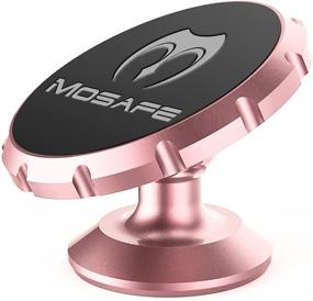 img 4 attached to 📱 Mosafe Magnetic Rose Gold Phone Car Mount for iPhone, Samsung, LG & GPS