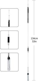 img 2 attached to 📻 High-Performance Quad Band Mobile Radio Antenna – 10m, 6m, 2m, 70cm – Suitable for YAESU FT-8900R, TYT TH-9800, QYT KT-980 Plus, KT-8900, KT-7900D