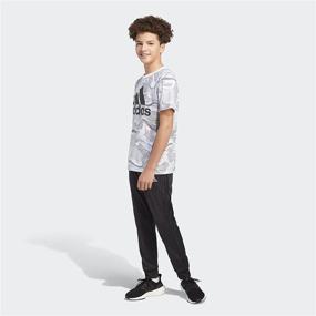 img 1 attached to 👕 Sporty and Stylish: Adidas Short Sleeve Warped Allover Boys' Clothing