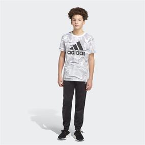 img 2 attached to 👕 Sporty and Stylish: Adidas Short Sleeve Warped Allover Boys' Clothing