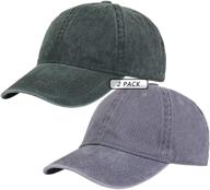 🧢 classic retro dad hat: tssgbl vintage cotton washed adjustable baseball caps for men and women - unstructured low profile plain design logo
