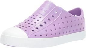 img 4 attached to Iridescent Kid's Sneakers: Native Shoes, Jefferson - Lightweight and Stylish Option