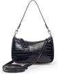 classic shoulder leather crossbody handbag women's handbags & wallets logo