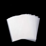 📐 waybas 100 pcs tracing paper: a4 size artists trace paper - white translucent sketching paper for pencil, ink, marker - calligraphy, architecture transfer (8.5 x 11.5 inch) logo