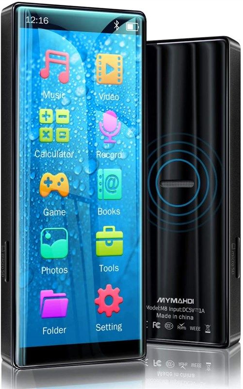 MYMAHDI 80GB MP3 Player with Bluetooth and WiFi,4 India