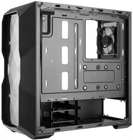 img 1 attached to 🖥️ Cooler Master MCB-D500L-KANN-S00: ATX, Micro-ATX, Mini-ITX Case with Acrylic Side Panel & Diamond Cut Design