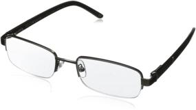 img 4 attached to Foster Grant Lyden Rectangular Reading Glasses for Men