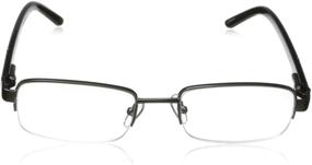 img 3 attached to Foster Grant Lyden Rectangular Reading Glasses for Men