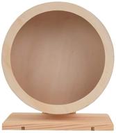 🐹 silent runner wooden exercise wheel for hamsters, gerbils, mice, and other small pets (6''/8'') - newcomdigi logo