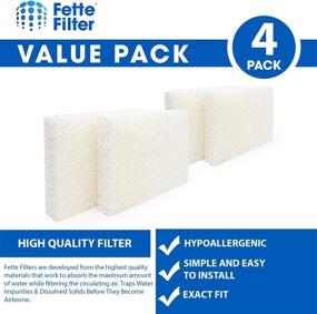 img 3 attached to Fette Filter - Vornado Compatible Humidifier Wicking Filter MD1-0002 (Pack of 4)