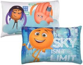 img 2 attached to 🌥️ Emoji Movie Cloud 4-Piece Full Microfiber Sheet Set