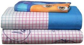 img 1 attached to 🌥️ Emoji Movie Cloud 4-Piece Full Microfiber Sheet Set