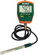 📈 extech ph220-c waterproof palm ph meter: reliable cabled electrode for accurate readings logo