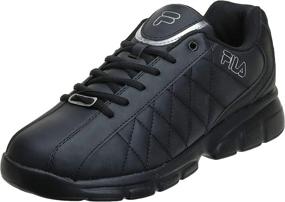 img 4 attached to 👟 White Men's Fila Fulcrum Cross Trainer Athletic Shoes