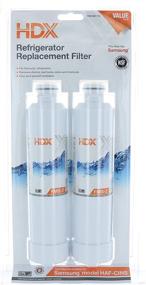 img 4 attached to 💧 HDX FMS-2 Replacement Water Filter / Purifier for Samsung Refrigerators (2 Pack) - Improve Water Quality and Ensure Optimal Refrigerator Performance