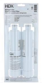 img 3 attached to 💧 HDX FMS-2 Replacement Water Filter / Purifier for Samsung Refrigerators (2 Pack) - Improve Water Quality and Ensure Optimal Refrigerator Performance