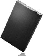 💻 suhsai 250 gb portable usb 2.0 hard drive external hdd - secure storage for computer, laptop, pc, smart tv, mac (black) logo