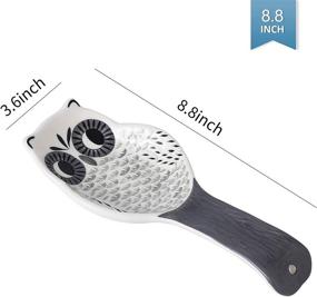 img 2 attached to 🍳 Ceramic Kitchen Spoon Holder with Spatula