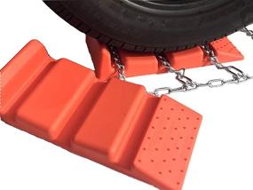 img 4 attached to 🔶 TireChain.com SNO-Chain Ramps в ярком оранжевом цвете для безопасности - Оптимизируйте свой поиск!