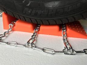 img 1 attached to 🔶 TireChain.com SNO-Chain Ramps в ярком оранжевом цвете для безопасности - Оптимизируйте свой поиск!