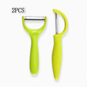 img 3 attached to Efficient 2PCS Kitchen Peelers - Fruit, Apple, Potato, Carrot, Cucumber & Vegetable Peelers for Ambidextrous Use