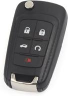 🔑 upgraded replacement keyless entry remote control car key fob for buick oht01060512 5bt logo