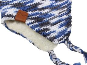 img 1 attached to 🧣 Adorable Crush Kids Girls Knit Beanie Hat and Scarf Set: Perfect One Size Fits Most (See More Colors!)