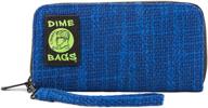 🔒 dime bags rfid-blocking wristlet wallet: secure zipper, wristlet loop, and carrying case logo