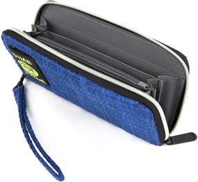 img 2 attached to 🔒 Dime Bags RFID-Blocking Wristlet Wallet: Secure Zipper, Wristlet Loop, and Carrying Case