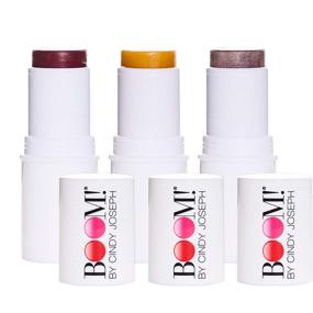 img 4 attached to 💄 Revitalize Your Beauty Routine with BOOM! by Cindy Joseph Cosmetics Boomstick Trio: Blush, Highlighter, and Moisturizer - Ideal for Mature Skin